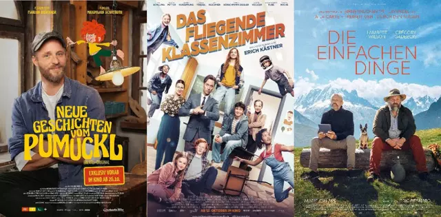Plakate der drei Filme